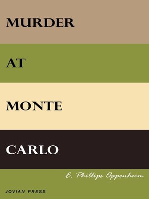 cover image of Murder at Monte Carlo